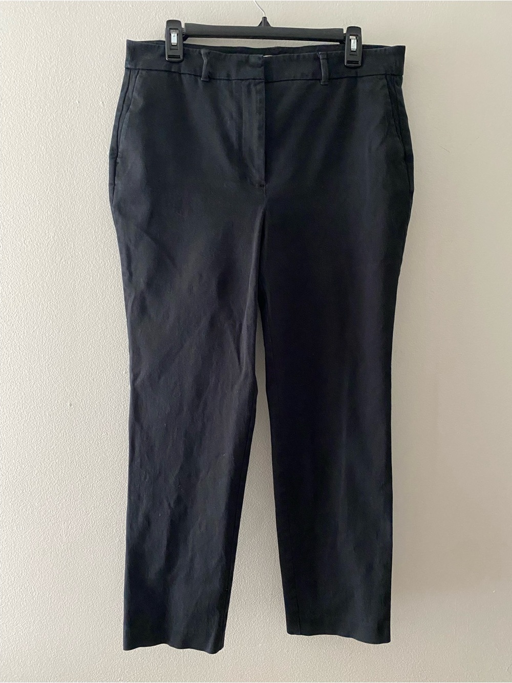Boden Women’s Black Cropped 26,5”Cotton Stretch Trousers